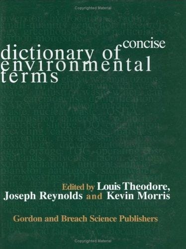 Concise dictionary of environmental terms