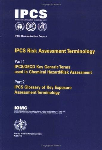 IPCS risk assessment terminology