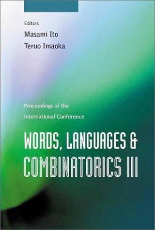 Words, languages, and combinatorics III