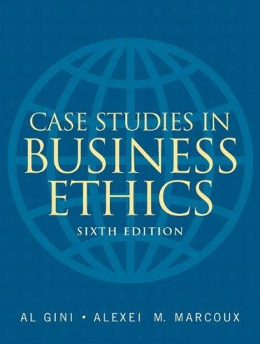 Case studies in business ethics