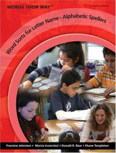 Words Their Way Word Sorts for Letter Name - Alphabetic Spellers