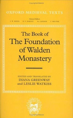 The book of the foundation of Walden Monastery