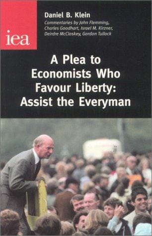 A Plea to Economics Who Favour Liberty