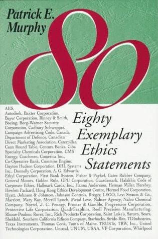 Eighty exemplary ethics statements