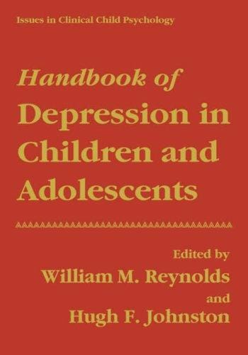 Handbook of depression in children and adolescents