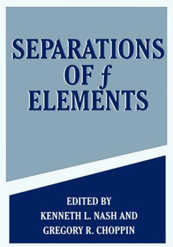 Separations of f elements