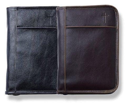 Distressed Leather-Look¿ Brown LG