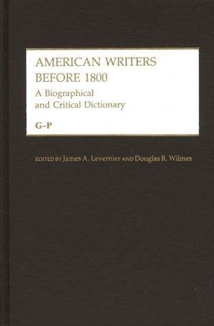American writers before 1800