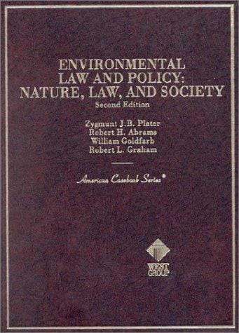 Environmental law and policy
