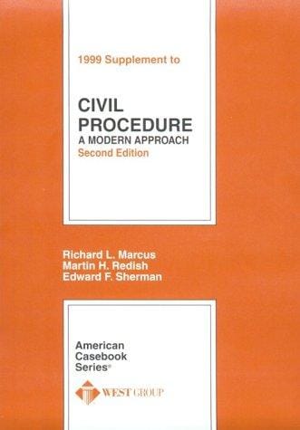 1999 Supplement to Civil Procedure