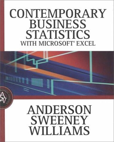 Contemporary business statistics with Microsoft Excel