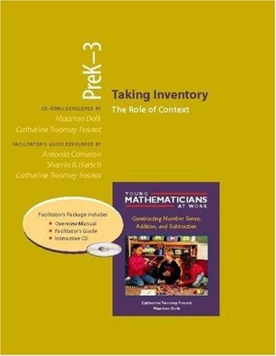 Taking Inventory, PreK-3 (Resource Package): The Role of Context (Young Mathematicians at Work)