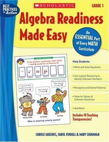 Algebra Readiness Made Easy: Grade 1