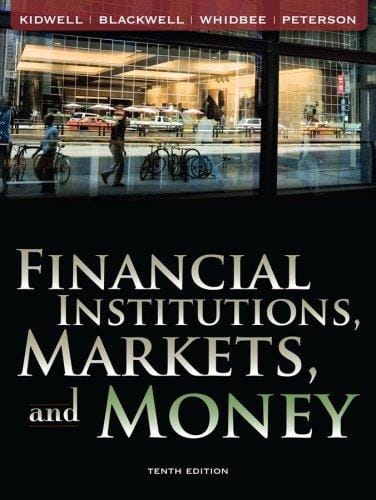 Financial institutions, markets and money