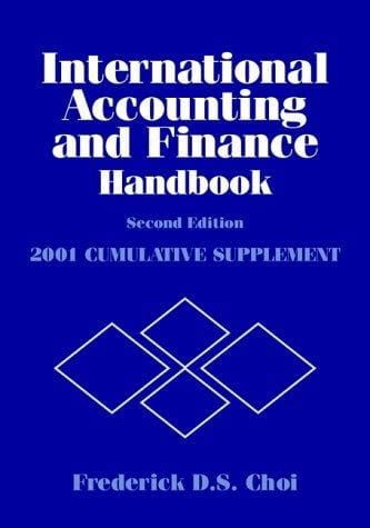 International Accounting and Finance Handbook