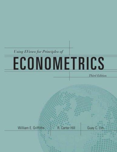 Using EViews for "Principles of econometrics"