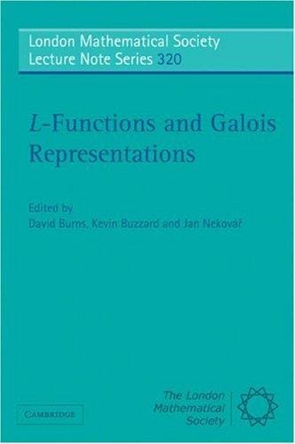 L-functions and Galois representations