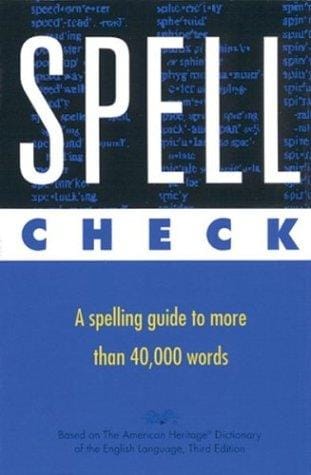 Spell check