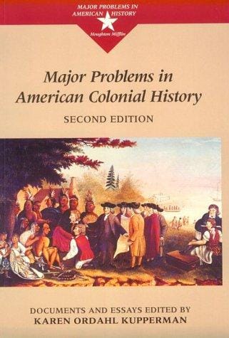Major problems in American colonial history