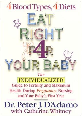 Eat right 4 your baby : the individualized guide to fertility and maximum health during pregnancy, nursing, and your baby's first year