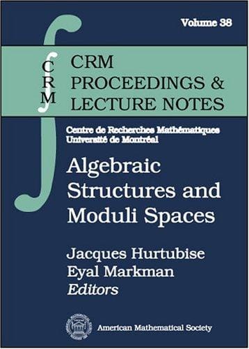 Algebraic structures and moduli spaces