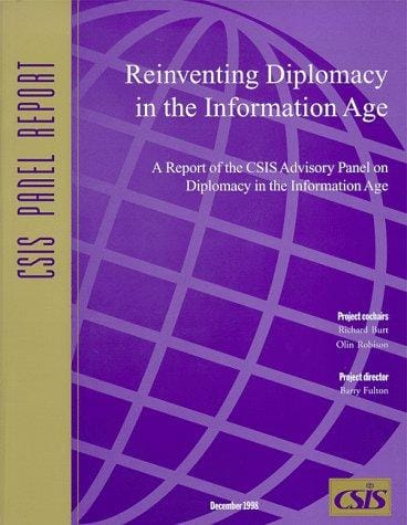 Reinventing diplomacy in the information age