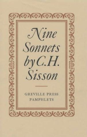 Nine Sonnets (Greville Press Pamphlets)
