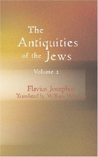 The Antiquities of the Jews Volume 2