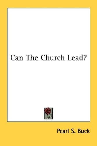 Can The Church Lead?