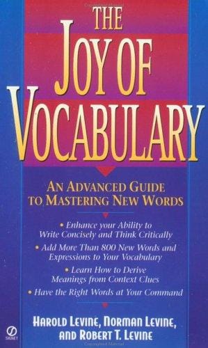 The joy of vocabulary