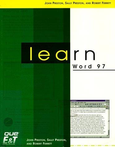 Learn Word 97 with CDROM (Learn)