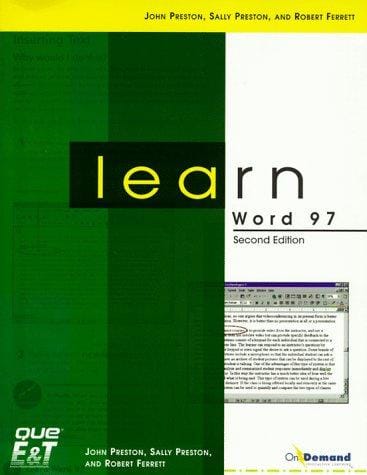 Learn Word 97