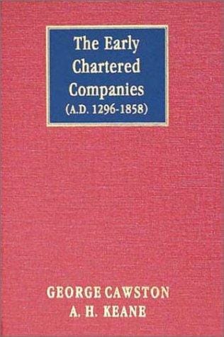 The Early Chartered Companies