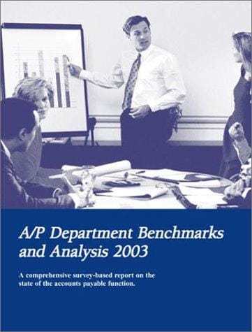 A/P Department Benchmarks and Analysis 2003