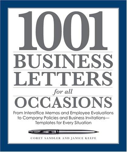 1001 Business Letters for All Occasions