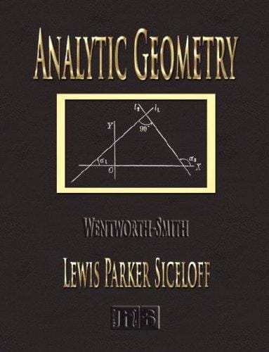 Analytic Geometry