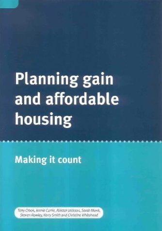 Planning gain and affordable housing