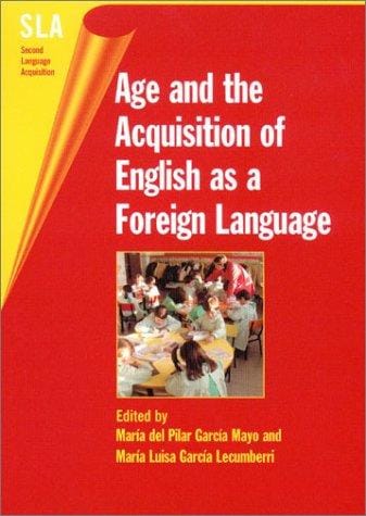 Age and the acquisition of English as a foreign language