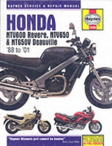 Honda NTV600 Revere, NTV650 and NT650 Deauville Service and Repair Manual
