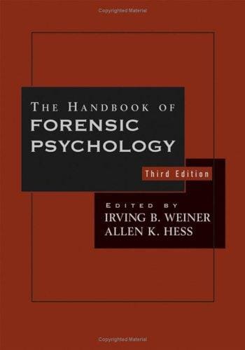 The handbook of forensic psychology