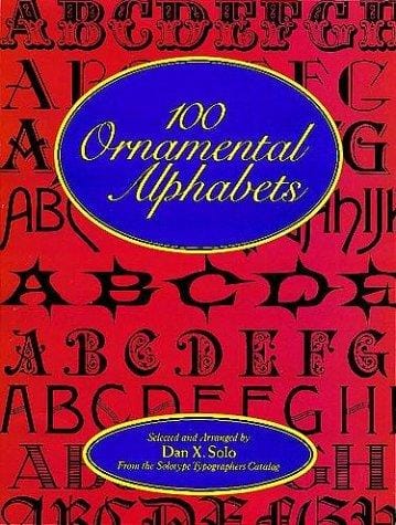 100 ornamental alphabets