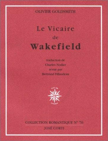 Le Vicaire de Wakefield (livre non massicoté)