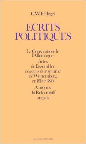 Ecrits politiques