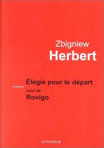 Elégie pour le départ, suivi de "Rovigo"