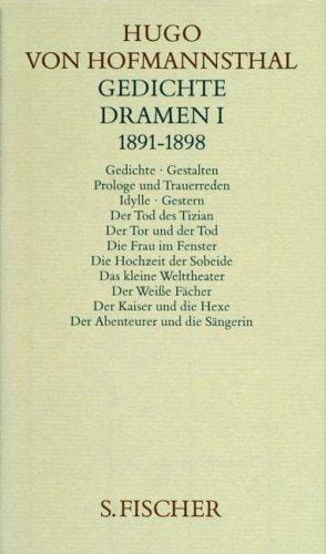 Gesammelte Werke, 10 Bde., geb., 1, Gedichte. Dramen I. (1891-1898)
