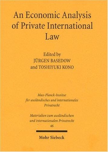 An economic analysis of private international law
