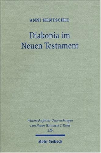 Diakonia Im Neuen Testament