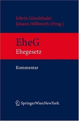 Kommentar zum Ehegesetz