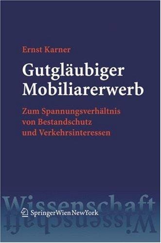 Gutgläubiger Mobiliarerwerb