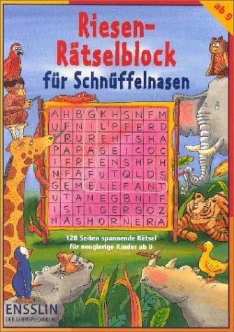 Riesen- Rätselblock für Schnüffelnasen